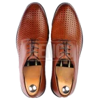 کفش چرمی مردانه A6 جفت شده