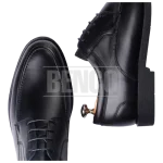 پنجه و پاشنه کفش چرمی مردانه C6 رنگ مشکی