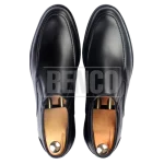 کفش چرمی مردانه C7 جفت شده رنگ مشکی