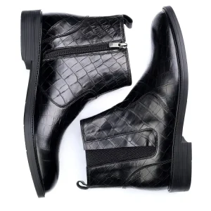 بوت چرمی مردانه X3 کروکودیلی