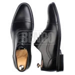 کفش چرمی مردانه K2 رنگ مشکی براق