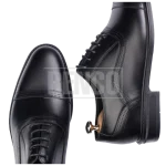 پاشنه و پنجه کفش چرمی مردانه K2 مشکی