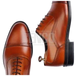 کفش چرمی مردانه K2 قهوه ای روشن