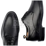 کفش چرمی مردانه C8 مشکی رنگ