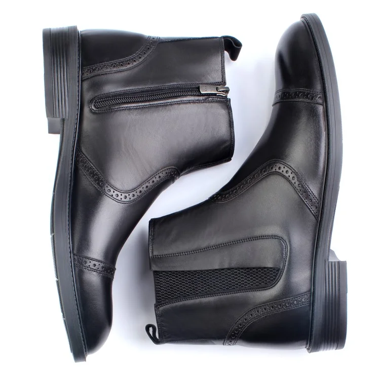 edward-model1 بوت چرمی مردانه مدل ادوارد رنگ مشکی