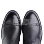 تصویر پنجه بوت چرمی مردانه ادوارد مشکی