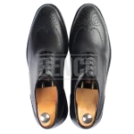 کفش چرمی مردانه ژاک جفت شده مشکی