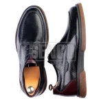 کفش چرمی مردانه آپولو بندی رنگ مشکی