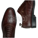 کفش چرمی مردانه M2 سنگی - تصویر 3