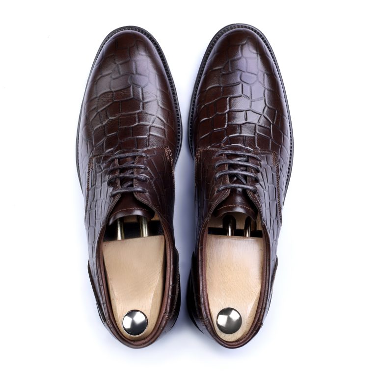 کفش چرمی مدل راک بندی