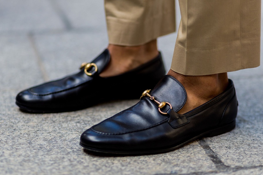 کفش چرمی گوچی مشکی