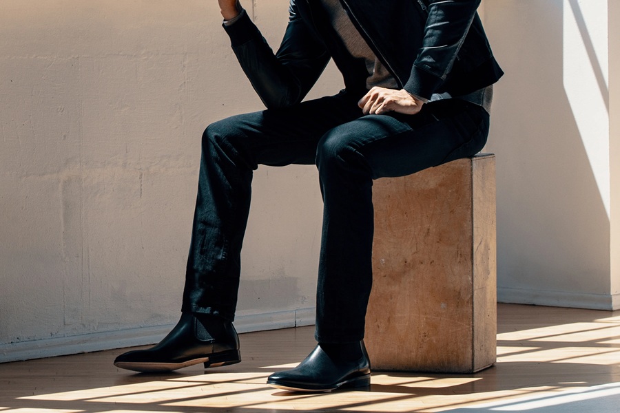 بوت چرمی مردانه با استایل رسمی زیبا