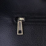 کیفیت زیپ کیف چرمی مدل نورمبرگ مشکی