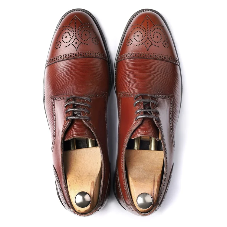 louis-shoe1 کفش چرمی مردانه لویی رنگ عسلی جفت شده