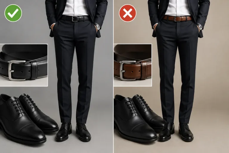 نکات مهم برای ست کردن کمربند چرم با کفش چرم